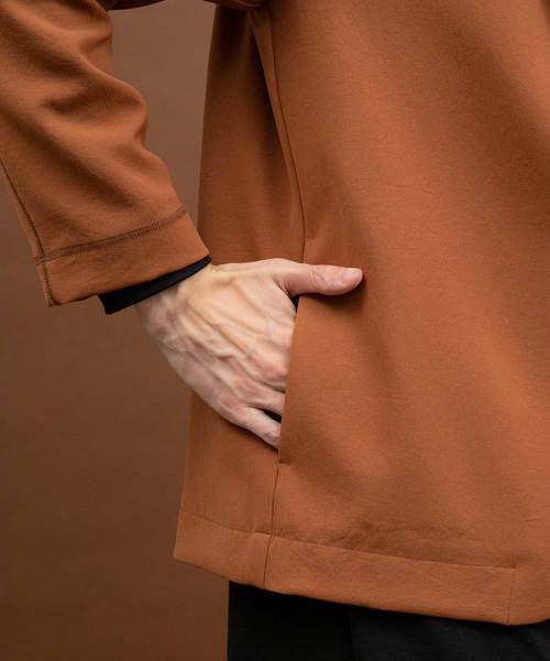 UNITED TOKYO（ユナイテッドトウキョウ）の「ジャージーリラックスジャケット（テーラードジャケット・メンズ・ブラック/ブラウン/カーキ・1/2/3）」の6枚目の写真