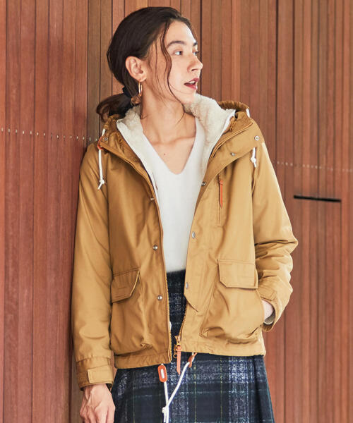 BEAUTY&YOUTH UNITED ARROWS(ビューティアンドユースユナイテッドアローズ)の「【WEB限定】by ※∴ボアライナーマウンテンパーカー -3WAY/ウォッシャブル-(マウンテンパーカー)」|ベージュ