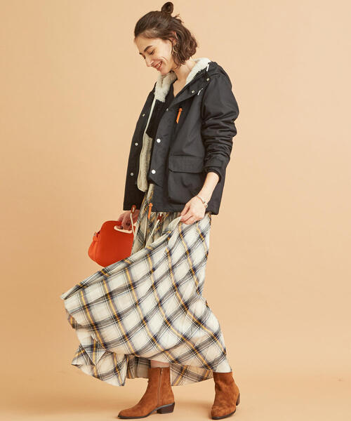 極美品☆ビューティーアンドユース　ボアライナー付きマウンテンパーカー　S BEAUTY&YOUTH UNITED ARROWS（ビューティーアンドユース