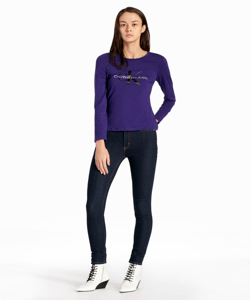Calvin Klein Jeans(カルヴァンクラインジーンズ)の「ネイビー スキニー デニムパンツ(デニムパンツ・レディース・ブラック/ブルー・25inch/28inch/29inch/26inch/27inch)」の8枚目の写真