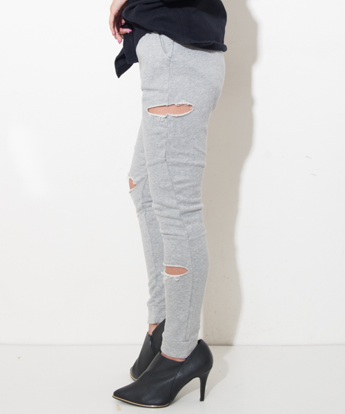 ROGER AND RAW(ロジャーアンドロウ)の「Roger&Raw / ピグメントブロークンパンツ(その他パンツ・レディース・ブラック/ブラック系その他/グレー・M)」の8枚目の写真