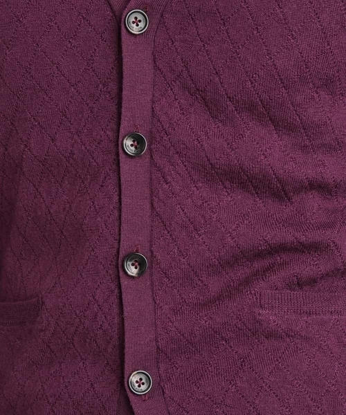 MICHEL KLEIN HOMME (ミッシェルクランオム)の「カーディガン(CASHWOOL)(ニット/セーター・メンズ・ブラック/グレー/ブルー/パープル・MEDIUM/LARGE/X-LARGE)」の12枚目の写真