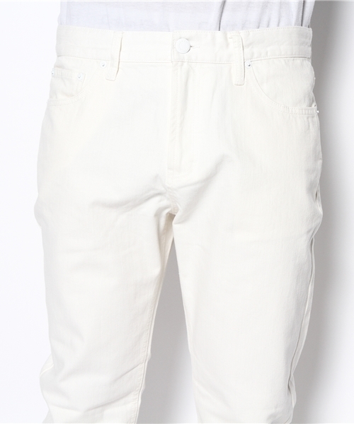 WEGO（ウィゴー）の「WEGO/ホワイトデニムパンツ（デニムパンツ・メンズ・ホワイト・SMALL/MEDIUM/LARGE）」の4枚目の写真