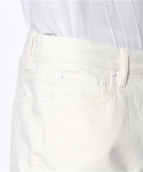 WEGO（ウィゴー）の「WEGO/ホワイトデニムパンツ（デニムパンツ・メンズ・ホワイト・SMALL/MEDIUM/LARGE）」の6枚目の写真