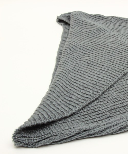 8(eight)(エイト)の「ニット スヌード ネックウォーマー(ネックウォーマー/スヌード・メンズ・ホワイト/グレー・FREE)」の4枚目の写真