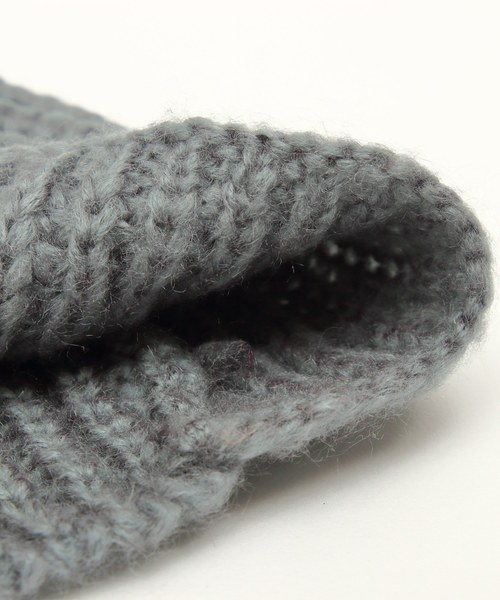 8(eight)(エイト)の「ニット スヌード ネックウォーマー(ネックウォーマー/スヌード・メンズ・ホワイト/グレー・FREE)」の7枚目の写真