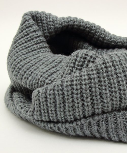 8(eight)(エイト)の「ニット スヌード ネックウォーマー(ネックウォーマー/スヌード・メンズ・ホワイト/グレー・FREE)」の9枚目の写真