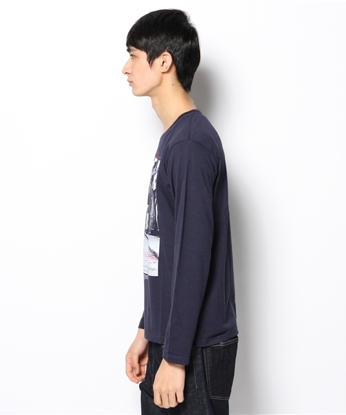 WEGO(ウィゴー)の「WEGO/フォトプリントUネックTシャツ(Tシャツ/カットソー・メンズ・ライトピンク/ホワイト/ブラック/ネイビー・LARGE/MEDIUM)」の10枚目の写真