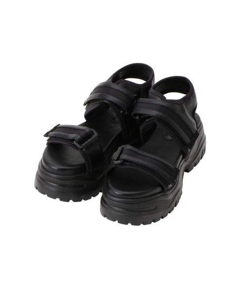 EMODA(エモダ)の「バルキースニーカーシューズ(サンダル・レディース・ホワイト/ブラック・SMALL/MEDIUM/LARGE)」の6枚目の写真