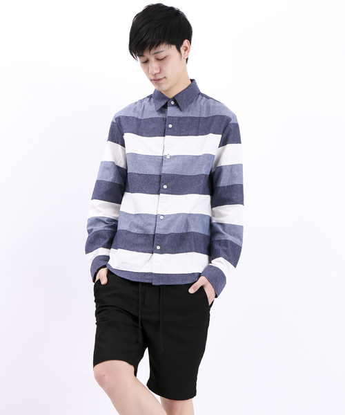 WEGO（ウィゴー）の「WEGO/コットンレーヨンイージーショーツ（その他パンツ・メンズ・ホワイト/ブラック/ブルー・MEDIUM/LARGE）」の14枚目の写真