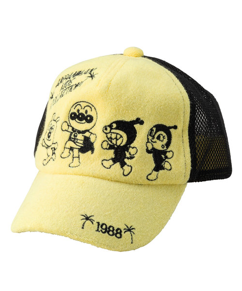 ANPANMAN KIDS COLLECTION(アンパンマンキッズコレクション)の「【アンパンマン】刺繍パイルメッシュキャップ(キャップ)」|イエロー
