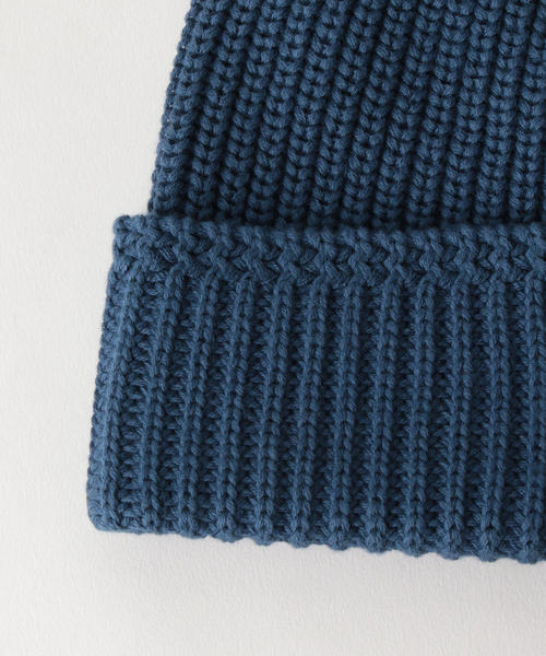 STONE ISLAND（ストーンアイランド）の「＜STONE ISLAND＞ LOGO BEANIE 1/ビーニー（ニットキャップ/ビーニー・メンズ・マスタード/ネイビー/ブラック・FREE）」の5枚目の写真