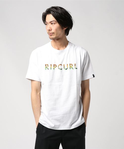 rip curl(リップカール)の「半袖Tシャツ RIPCURL T01-201(Tシャツ/カットソー・メンズ・ホワイト/ブラック/ホワイト×ブルー/ブラック×イエロー/ホワイト系その他・M/L/XL)」の2枚目の写真