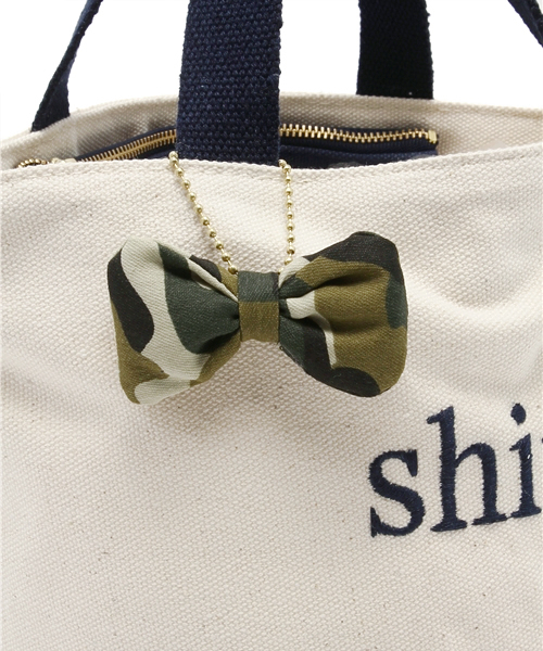 SHIPS for women（シップスフォーウィメン）の「バイカラー エコバッグ(S)（エコバッグ/サブバッグ・レディース・ネイビー/ブラック/イエロー/オリーブ/ダークグレー/ライトオリーブ/コバルトブルー・ONE SIZE）」の12枚目の写真