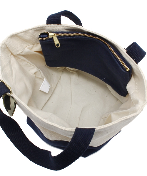 SHIPS for women（シップスフォーウィメン）の「バイカラー エコバッグ(S)（エコバッグ/サブバッグ・レディース・ネイビー/ブラック/イエロー/オリーブ/ダークグレー/ライトオリーブ/コバルトブルー・ONE SIZE）」の14枚目の写真