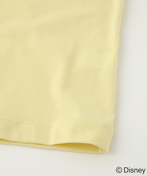 AZUL by moussy（アズールバイマウジー）の「KIDS SURF MICKEY TEE / キッズサーフミッキーT（Tシャツ/カットソー・キッズ・ライトブルー/オフホワイト/イエロー・100/110/120）」の14枚目の写真