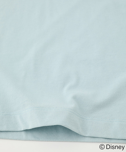 AZUL by moussy（アズールバイマウジー）の「KIDS SURF MICKEY TEE / キッズサーフミッキーT（Tシャツ/カットソー・キッズ・ライトブルー/オフホワイト/イエロー・100/110/120）」の4枚目の写真