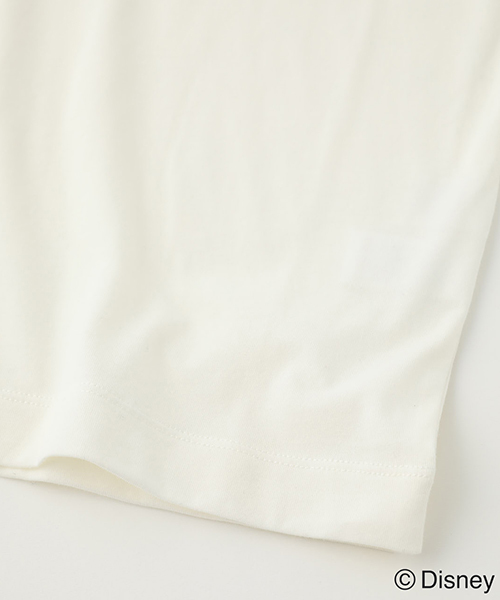 AZUL by moussy（アズールバイマウジー）の「KIDS SURF MICKEY TEE / キッズサーフミッキーT（Tシャツ/カットソー・キッズ・ライトブルー/オフホワイト/イエロー・100/110/120）」の15枚目の写真