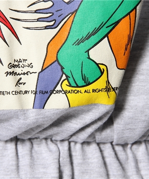 DANCE LB-03（ダンス エルビー・ゼロスリー）の「BARTMAN ワンピース（Tシャツ/カットソー・レディース・ホワイト系/ライトグレー系/ブラック系・FREE）」の12枚目の写真
