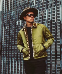 THE CRIMIE レオパード柄 リバーシブルジャケット CRIMIE REVERSIBLE LEOPARD BOA JACKET BEIGE(クライミー