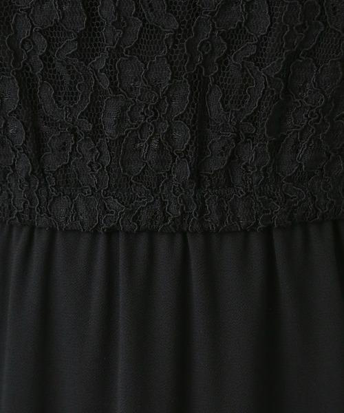 MARLENE JOBERT（マルレーヌ　ジョベル）の「ティアードレース切り替えドレスワンピース（ドレス・レディース・チャコールグレー/ブラック/ボルドー・LL/M/L）」の13枚目の写真