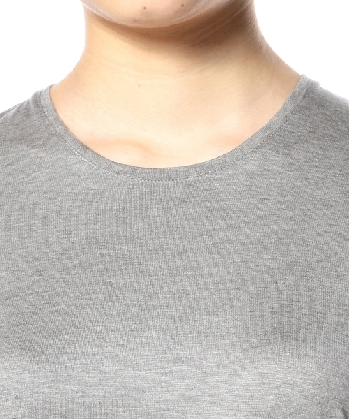 ASTRAET（アストラット）の「ASTRAET(アストラット) コットン5分袖プルオーバー（Tシャツ/カットソー・レディース・ブラック/グレー/ホワイト・2/1）」の8枚目の写真