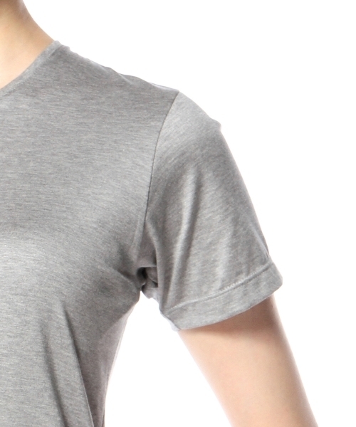 ASTRAET（アストラット）の「ASTRAET(アストラット) コットン5分袖プルオーバー（Tシャツ/カットソー・レディース・ブラック/グレー/ホワイト・2/1）」の9枚目の写真