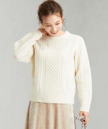 green label relaxing | [ ハミルトン ] HAMILTON SC アラン クルーネック ニット(ニット/セーター)