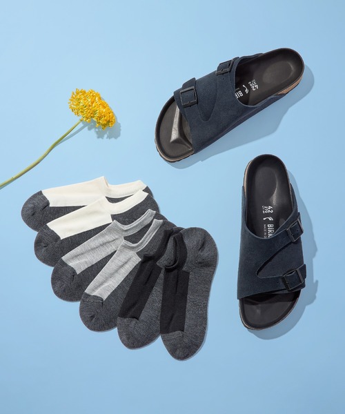 CHICSTOCKS（シックストックス）の「ウールスニーカーソックス（ソックス/靴下・メンズ・ブラック/グレー系その他/ベージュ/オフホワイト/ホワイト系その他/ライトグレー/ブラック系その他・LARGE/MEDIUM/SMALL）」の14枚目の写真
