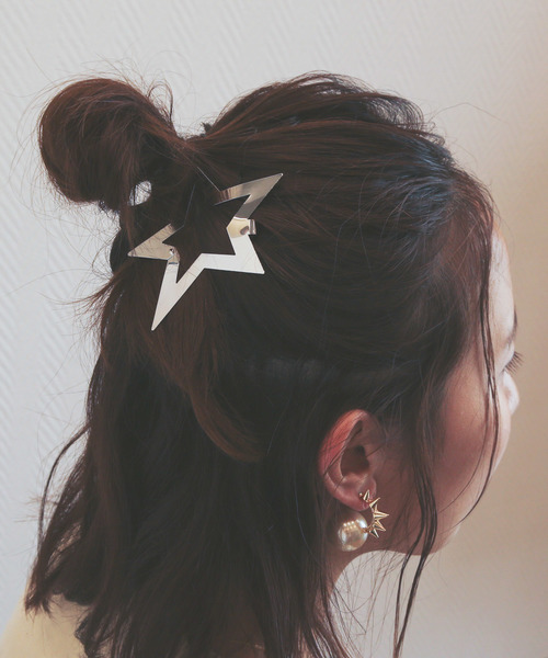 D U E ディー ユー イー のファッション ヘアピン ヘアアクセサリー スタースリーピン ヘアピン