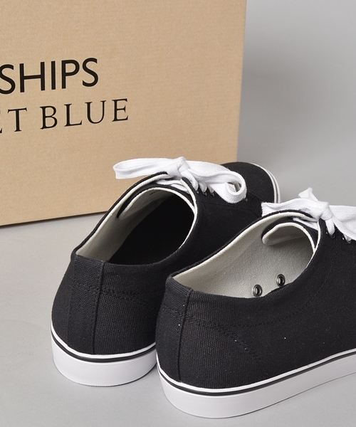 SHIPS JET BLUE（シップスジェットブルー）の「★★JB: キャンバス コートスニーカー■（スニーカー・メンズ・ホワイト/ブラック/ネイビー・27cm/26cm/28cm）」の6枚目の写真