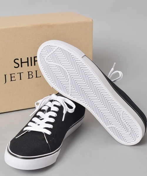 SHIPS JET BLUE（シップスジェットブルー）の「★★JB: キャンバス コートスニーカー■（スニーカー・メンズ・ホワイト/ブラック/ネイビー・27cm/26cm/28cm）」の8枚目の写真