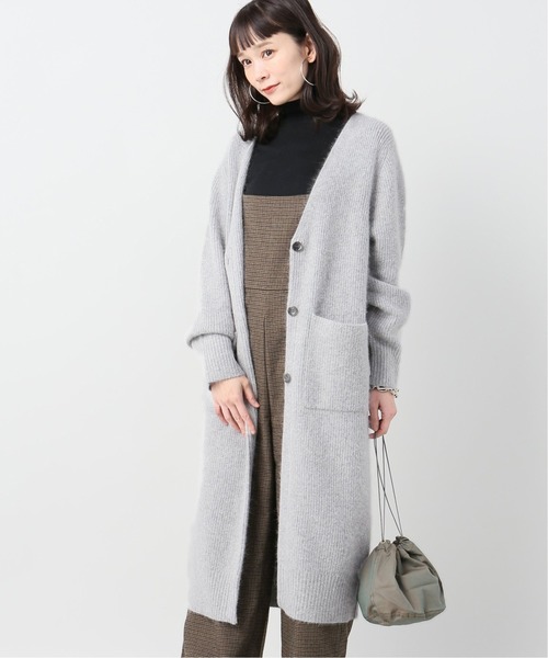 JOURNAL STANDARD relume(ジャーナルスタンダード レリューム)の「フォックスアンゴラロングカーディガン◆(カーディガン)」|グレー
