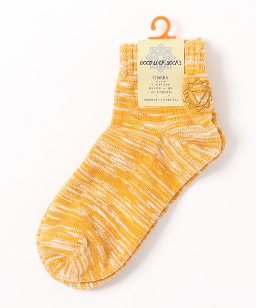 チャイハネ（チャイハネ）の「【チャイハネ】チャクラミドルソックス23～25cm（ソックス/靴下・レディース・ライトブルー/グリーン/パープル/レッド/イエロー/オレンジ/インディゴブルー・FREE）」の5枚目の写真