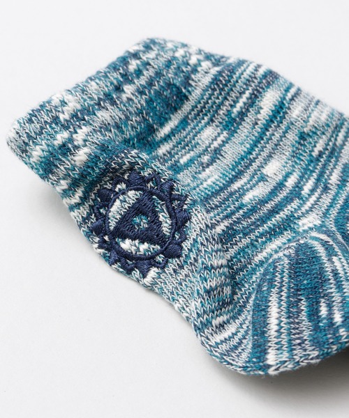 チャイハネ（チャイハネ）の「【チャイハネ】チャクラミドルソックス23～25cm（ソックス/靴下・レディース・ライトブルー/グリーン/パープル/レッド/イエロー/オレンジ/インディゴブルー・FREE）」の9枚目の写真