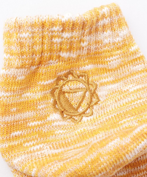 チャイハネ（チャイハネ）の「【チャイハネ】チャクラミドルソックス23～25cm（ソックス/靴下・レディース・ライトブルー/グリーン/パープル/レッド/イエロー/オレンジ/インディゴブルー・FREE）」の11枚目の写真