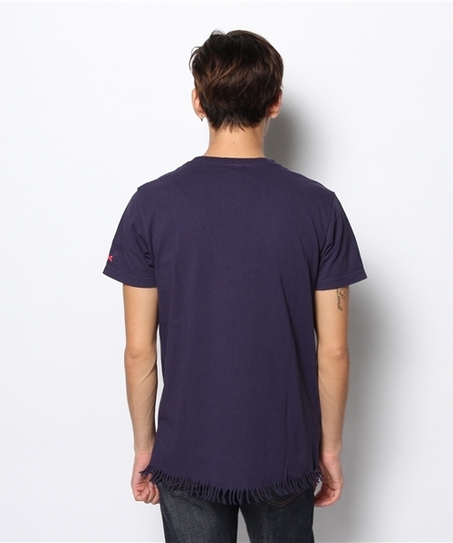 BEAMS T（ビームスティー）の「◎ETHOS / FRINGE14FW（Tシャツ/カットソー・メンズ・オリーブ/ネイビー・SMALL/MEDIUM/LARGE/X-LARGE）」の3枚目の写真