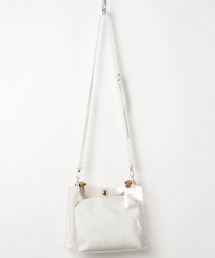 natural couture | クロコクリア2WAYバッグ(ショルダーバッグ)