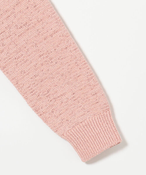 Rie Miller（リエミラー）の「テープヤーンプルオーバーニット（ニット/セーター・レディース・ベージュ/ベビーピンク/ホワイト/イエロー・38）」の13枚目の写真