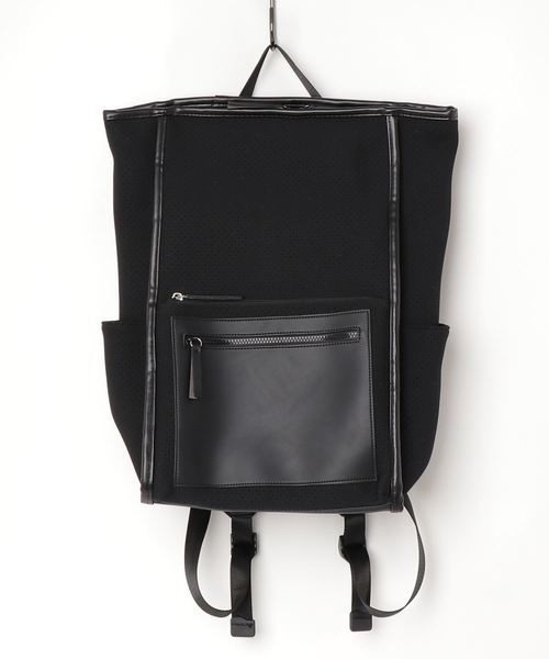 SOLPRESA(ソルプレーサ)の「【SOLPRESA】ボンディングパンチングリュックサック(バックパック/リュック・レディース・ブラック/グレー/ライトベージュ・ONE SIZE)」の7枚目の写真