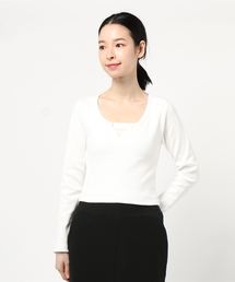 FIG&VIPER | リブスリットショートロンT(Tシャツ/カットソー)