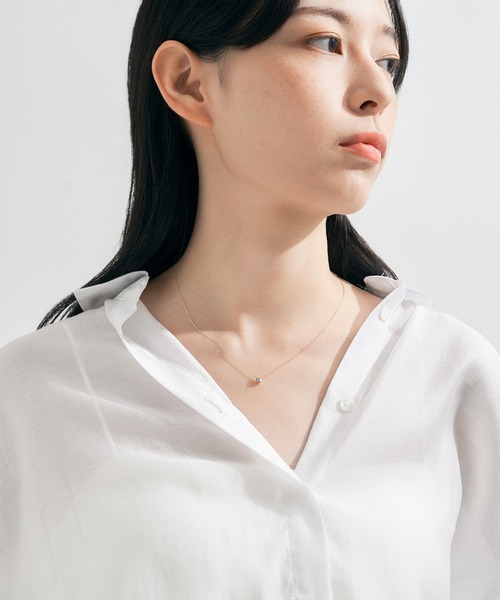 k10 One stone ネックレス k10 One stone ネックレス