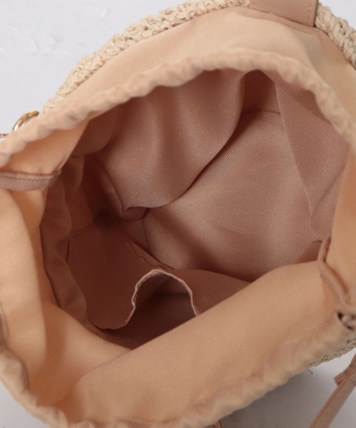 archives(アルシーヴ)の「べっ甲ハンドル雑材バケツショルダー(ショルダーバッグ・レディース・アイボリー/ブラウン・MEDIUM)」の6枚目の写真