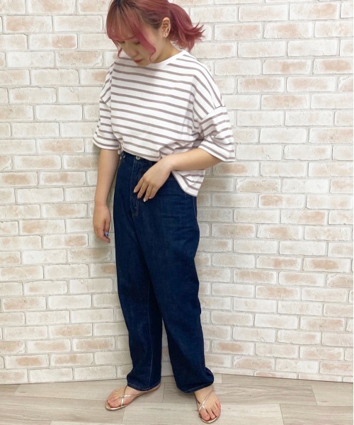 apres jour(アプレジュール)の「ロールアップボーダーT【ZOZOTOWN限定アイテム】(Tシャツ/カットソー・レディース・ライトブルー/ベージュ/オフホワイト・フリー)」の19枚目の写真