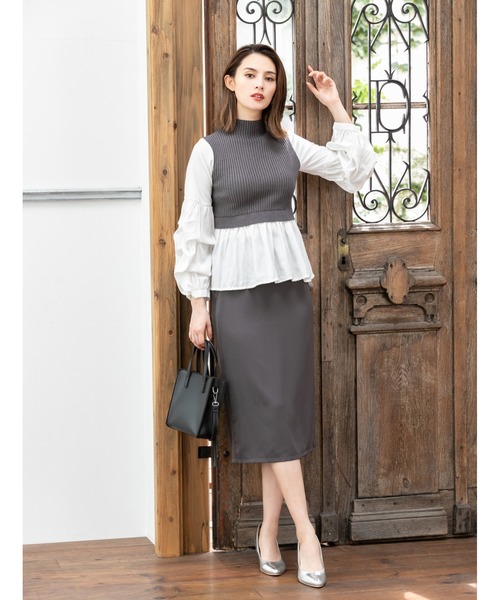 fifth（フィフス）の「スクエアカラー2wayハンドバッグ（ハンドバッグ・レディース・ライトブルー/ブラック/ベージュ・FREE）」の14枚目の写真