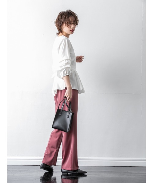 fifth（フィフス）の「スクエアカラー2wayハンドバッグ（ハンドバッグ・レディース・ライトブルー/ブラック/ベージュ・FREE）」の16枚目の写真