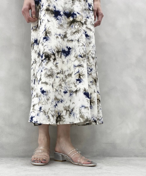 natural couture(ナチュラルクチュール)の「チューブヒモミュールサンダル(サンダル・レディース・ミント/クリア/アイボリー/ピンクゴールド・L/M)」の5枚目の写真