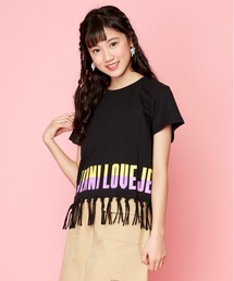 JENNI love | 裾フリンジＴシャツ(Tシャツ/カットソー)