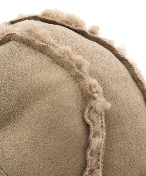 MAKE YOUR DAY（メイクユアデイ）の「ボアパイロットキャップ（キャップ・キッズ・ブラック/ベージュ/ブラウン・46/48/50/52/54/56）」の12枚目の写真