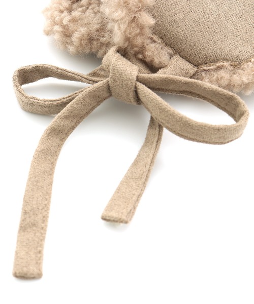 MAKE YOUR DAY（メイクユアデイ）の「ボアパイロットキャップ（キャップ・キッズ・ブラック/ベージュ/ブラウン・46/48/50/52/54/56）」の14枚目の写真